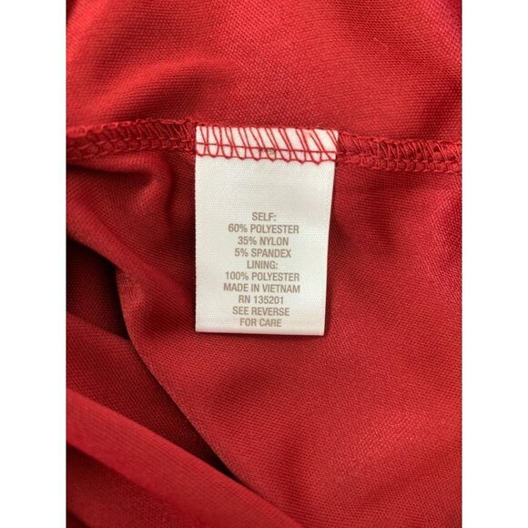 Dressbarn Women's Burgundy Blouse - Picture 4 of 6